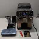 Philips 4400 Series Fully Automatic Espresso Machine  12 Hot & Iced Coffees, Quick-to-Clean LatteGo Milk System, SilentBrew, QuickStart, Ceramic Grinder, Black Chrome (EP4444/90)