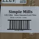 Simple Mills Snack Packs Honey Cinnamon Seed & Nut Flour Sweet Thins, Paleo Friendly & Delicious Sweet Thin Cookies, Good for Snacks, Nutrient Dense, 16 Pack (6.5 oz Pack of 1), Best Before: 11/09/2025