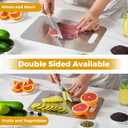 Katori Titanium Cutting Board, 100% Pure Titanium Cutting Boards for Kitchen, Double-side  Cutting Board for Vegetables, Meat, Fruits, Easy to Store and Clean (L), 15.4"L x 11"W