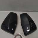 Side View Mirror Cover Compatible With Toyota Sienna 2021 2022 2023 2024 Rearview Mirror Trims Exterior Car Accessories ABS 2PCS(Carbon Fiber Style)