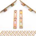 12 Pair 5" Bed Rail Fasteners Bed Rail Brackets Heavy Duty Beds Frame Rails Hardware for Furniture Wood
