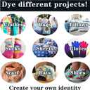 WINSONS Tie Dye Kit 20 Colors Permanent Fabric Dye Art Set for Kids Adults for School, Homemade Party, Creative Groups Activities, DIY Gift