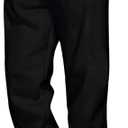 Women's sweatpants with wide leg opening, Size L, BLack