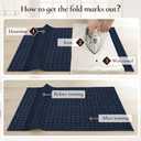 Door Mat Indoor Entrance 20x32, Non-Slip Washable Doormats Entry Way Mats, Dirt Resistant and Absorbent Welcome Mat, Easy Clean Low-Profile Doormat, Front Door, Inside Entrance, Blue (1'8" x 2'8" (Rectangular))