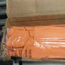 JEAREY 9FT Outdoor Patio Umbrella Outdoor Table Umbrellas with Push Button Tilt and Crank, Market Umbrella 8 Sturdy Ribs UV Protection Waterproof for Garden, Deck, Backyard, Pool (Sun Orange)