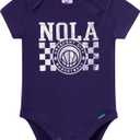 Gerber Baby NBA Boys & Girls 2-Pack Short Sleeve Onesie Bodysuits, 6-12M