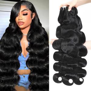 15A Raw Indian Human Hair Bundles Body Wave Bundles Human Hair,Triple Lifespan Virgin Remy Hair,No Tangle Shedding,Keep Texture Silky Soft After Multiple Washes (3 Bundles Natural Black, 18 18 20)