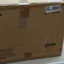 17 Inch Full enameled Multi -purpose Smoke BBQ Table-top barbecue grill Adjustable Temperature Vertical Heavy Duty Firepit and Pizza oven in yard double cooking area (Without Cover)