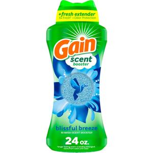 Gain In-Wash Laundry Scent Booster, Blissful Breeze Scent, 24.0 OZ, Fresh Extender + Odor Protection