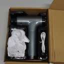 OLsky Massage Gun Deep Tissue, Handheld Electric Muscle Massager, High Intensity Percussion Massage Device for Pain Relief with 9 Attachments & 30 Speed(Grey)