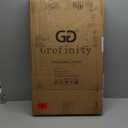 Grefinity 10.5 FT Aluminum Telescoping Ladder, One Button Retraction Extension Ladder, 375 lbs Load Capacity with Non-Slip Wide Feet, Compact Portable for Indoor Outdoor Use, RV, Attic and Roof Use