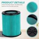 38753 Replacement HEPA Filters Compatible with Craftsman CMXZVBE38753 Wet/Dry Vac Filter for 5 to 20 Gallon shop vacuums,HEPA Filter(9-38753)