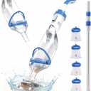 Handheld Pool Vacuum for Above Ground & Inground Pools, 1110 GPH Suction