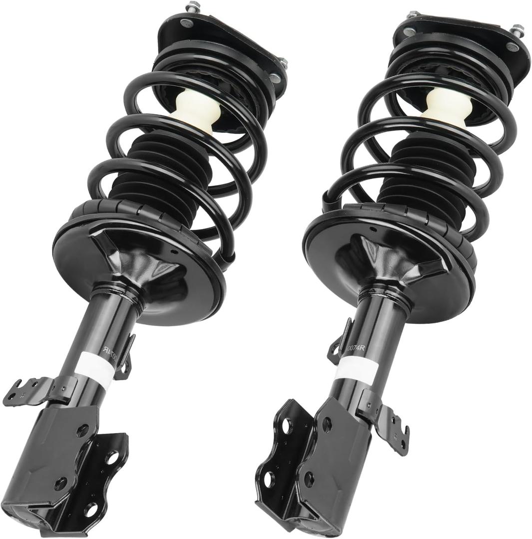Front Spring Strut Shock Absorber for Toyota Prius 2004 2005 2006 2007 2008, Complete Coil Strut Shock Assembly Absorber Replace for 172358, 172357