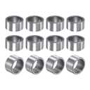 uxcell Sleeve Bearings 14mm Bore 18mm OD 10mm Length Sintered Iron Self-Lubricating Bushings 12pcs