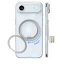 TORRAS 360 Magnetic Stand for iPhone Air Case, [Fit for MagSafe] [MilitaryGrade Protection] Slim Case for iPhone 17 Air, 2025, Clear, Ostand O3 Fitness Series