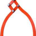 Wood Handle 2 Claw Skidding Tongs Non-Slip Grip, Log Lifting, Handling, Dragging & Carrying Tool (18 in)