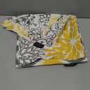 Phantoscope Set of 4 New Living Series Leaf Geometric Throw Decorative Velvet Pillow Cover Cushion Cover, Beige Gold 12 x 20 inches 30 x 50 cm