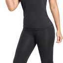 TELALEO 4 Pack Women's Compression Shirt Running Athletic T-Shirts Workout Tops Baselayer Short Sleeve Yoga Gym Sports Gear (Gray, L)