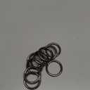 10 Pack 1-1/4Inch Trigger Spring O Rings, Metal Round Carabiner Clip Snap Hook, Spring Keyring Buckles for Replacement Purse Strap, Paracord Lanyard Clips, Keychain Rings Hardware DIY Crafts Making