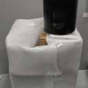 Patelai 6 Pack Kitchen Canisters Set 20 oz Airtight Stainless Steel Canister Food Storage Container with Window Glass, Coffee Sugar Candy Jars Tea Organizer for Flour Cookies Spice Kitchen (Black)