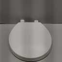 Elongated Toilet Seat, Soft-Slow Close, Oval(Oblong) Toilet Seat For Elongated Toilets, Quiet-Close Lid And Seat, Easy To Install And Clean, Never Loosen, White(18.5")