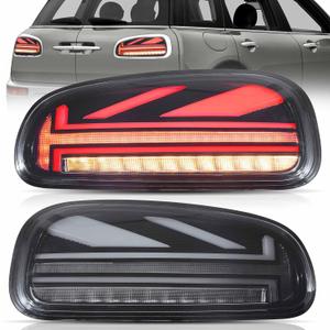 VLAND LED Tail Lights Compatible with 2015-2023 BMW Mini Clubman F54 LCL F54 F54N, Rear Lights with Sequential Turn Signal and Startup Animation, Smoked