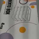 Bento Box Adult Lunch Box - 4 Pack, 5 - Compartment Meal Prep Container for Kids, Reusable Food Storage Snack Containers - Stackable for School, Work, and Travel (Wheat(Green/Blue/Pink/Beige)