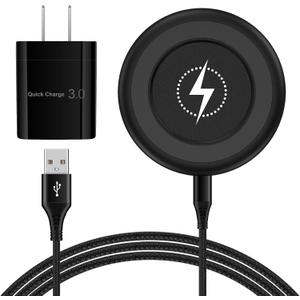 Samsung Wireless Charger Fast Charging Pad for Samsung Galaxy S25 Ultra/S25 Plus/S24 FE/S24Ultra/S23/S22/S21/S20,15W Android Phone Wireless Charging Station with Adapter for Google Pixel 9a 9 Pro XL 8 (BLACK)