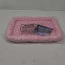MidWest Homes for Pets QuietTime Fashion Dog Bed  Pink Faux Fur Bolster, Ultra-Soft and Machine Washable, Fits 24-Inch Crates and Carriers, for Small Breed Dogs