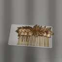 Gorais Gold Leaf Wedding Hair Comb Leaves Bridal Hair Piece Bride Hair Accessories for Women and Girls