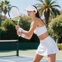 Sport Sun Visors Hats for Women Men Adjustable Cooling Athletic Visors Empty Sun Top Hat for Tennis Ball Golf Cycling Running