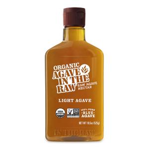 Organic Agave In The Raw Light Agave Nectar, 18.5 oz., Made With Organic Blue Agave From Mexico, USDA Organic, Non-GMO Project Verified, Kosher Vegan and Low Glycemic Index