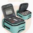 Hynes Eagle Rolling Backpack 42L Backpack with Wheels Airline Approved Carry on Luggage Laptop Travel Suitcase Bag for Women Men Mint Green