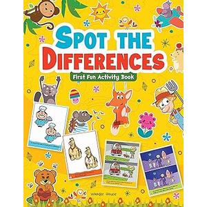 Spot The Difference : First Fun Activity Books For Kids, Paperback