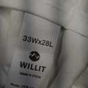 Willit Women Linen Pants Joggers Casual Lightweight Lounge Cotton Linen Travel Beach Summer Pants with Pockets 33W/28L