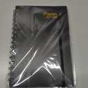 2025 Planner Weekly & Monthly, 18 Months Daily Planner 2025-2026, Jul.2025-Dec.2026, Calendar Agenda Planner with Tabs Sticker, A5 Size, 100GSM Paper, Black