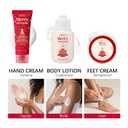 3 x Christmas Body Care Gift Set for Women - Fragrance Moisturizing Body Lotion, Hand Cream and Foot Cream, Repair & Nourishing Dry Skin, Rough Hands and Feet, Skin Care Birthday Gift for Her (1)