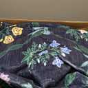 5x7 Area Rugs for Living Room, Washable Rug for Bedroom Girl with Coquette Bow Floral Pattern Non Slip Low-Pile Stain Resistant Throw Carpet for Dining Room Dorm Nursery, Dark Blue