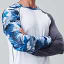 2 Pack Mens Rash Guard Long Sleeve Swim Shirts UPF 50+ Sun Protection Quick Dry Lightweight UV Fishing Surf Shirt L