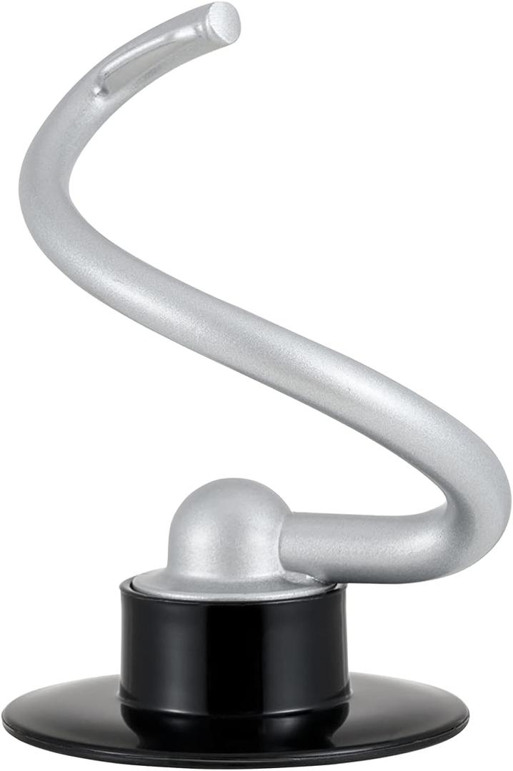 Stand Mixer Dough Hook, Replacement Hook for Kitchen In The Box 3.2QT Small Stand Mixer Upgraded Version with Shield and Dishwasher Safe
