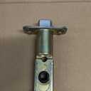 Privacy Door Knob with Lock - Crystal Glass Interior Door Handle for Bedroom Bathroom Closet - Antique Brass, 1 Pack