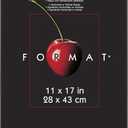 MCS Format 11x17 Picture Frame Black, Vertical & Horizontal Wall Hanging Large Picture Frame for Photos & Art Prints (1-Pack)