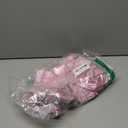 MEEDEE Pink Glitter Christmas Tree Topper - 12" Wide Velvet Bow for Christmas Tree (1 Pack)