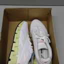 Reebok Women's Zig Dynamica 4 Sneaker, White/ Pure Grey/ Citrus Glow, 7.5