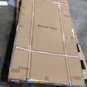 DELAVIN 56-60.in W x 75.in H Frameless Shower Door, Water Repellent Gold Shower Door with SGCC Certified Clear Tempered Glass, Easy Sliding Showe Door with Explosion-Proof Film, Stainless Steel