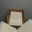 Homemory 24 Pcs Real Wax Flameless Taper Candles with Remote Timer and Dimmer, Battery Operated Candlesticks with Flickering Light, Ivory Window Candles, 9.6 Inches for Wedding Home Decor