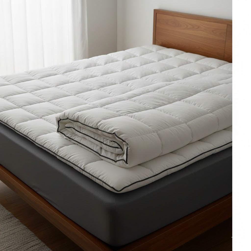 Memory foam topper and blanket unknown design and size