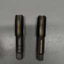 2pcs M18x1.5 Tap, M18 Metric Thread Tap Right Hand Thread Tapping Tool, HSS Thread Milling Taps (M18 x 1.5, Taper & Plug Tap)