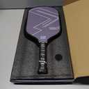 Carbon Pickleball Paddle 16mm Pickleball Paddle PP Honeycomb Core with Upgraded T700 Carbon Fiber for Spin Professional Pickleball Paddles USAPA Approved with Long Handle